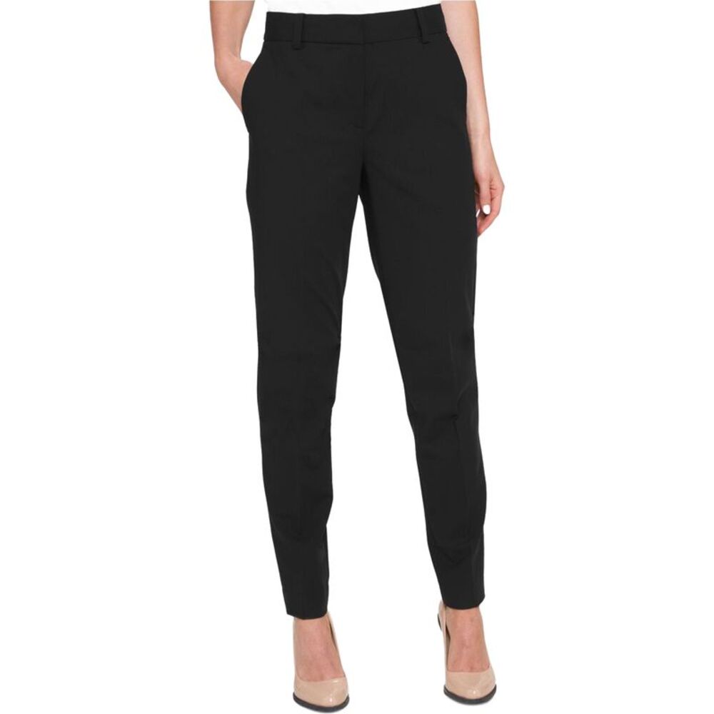 DKNY Womens Petite Essex Straight Leg Casual Pants, NWT